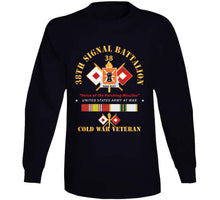 Load image into Gallery viewer, Army - 38th Signal Battalion - Dui - Us Army W Bn Number - Sig Br - Voice Of The Pershing Missiles - Cold Svcx 300 Classic T Shirt, Crewneck Sweatshirt, Hoodie, Long Sleeve
