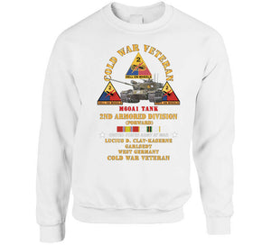 Army - Cold War Vet - 2nd Armored Division - Lucius D. Clay Kaserne, Garlstedt, Germany - M60a1 Tank W Cold Svc X 300 Classic T Shirt, Crewneck Sweatshirt, Hoodie, Long Sleeve