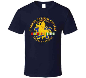 Army - C Troop, 1st-9th Cavalry - Headhunters - Vietnam Vet W 1966-1967 Vn Svc X 300 Classic T Shirt, Crewneck Sweatshirt, Hoodie, Long Sleeve