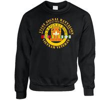 Load image into Gallery viewer, Army - 121st Signal Bn Vet - Do Well The Duty That Lies Before You - Vn Svc Ribbon - Mid Rib X 300 Classic T Shirt, Crewneck Sweatshirt, Hoodie, Long Sleeve
