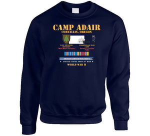 Camp Adair - Corvallis, Oregon - 91st Id, Pow Camp W Svc Amcam - Wwii X 300 Classic T Shirt, Crewneck Sweatshirt, Hoodie, Long Sleeve