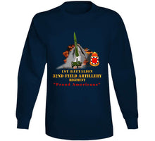 Load image into Gallery viewer, Army -  1st Bn, 32nd Far, Proud Americans - Mgm 52 - Lance  - Short X 300 Classic T Shirt, Crewneck Sweatshirt, Hoodie, Long Sleeve
