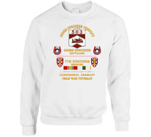 Load image into Gallery viewer, Army - 503rd Eng Company,  563rd Engineer Bn, 7th Eng Bde, Ludendorff, Germany W Cold Svc X 300 Classic T Shirt, Crewneck Sweatshirt, Hoodie, Long Sleeve
