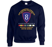 Load image into Gallery viewer, Ssi - 8th Personnel Command - Theater Perscom - Youngsan W Ndsm Cold Korea Svc X 300 Classic T Shirt, Crewneck Sweatshirt, Hoodie, Long Sleeve
