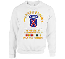 Load image into Gallery viewer, 10th Mountain Division - Climb To Glory - Reforger 90, Centurion Shield  - Cold X 300 Classic T Shirt, Crewneck Sweatshirt, Hoodie, Long Sleeve
