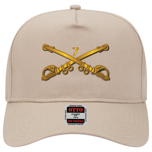 Baseball Cap - Army - 7th Cavalry Branch wo Txt