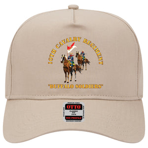 Baseball Cap - 10th Cavalry Regiment w Cavalrymen - Buffalo Soldiers