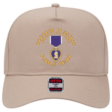 Load image into Gallery viewer, Baseball Cap - Wounded in Action - Purple Heart V1
