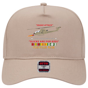 Baseball Cap - AH-1 Cobra - Snake Attack - Slicks are for Kids w VN SVC