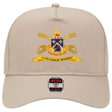 Load image into Gallery viewer, Baseball Cap - 117th Cavalry Regiment w Br - Ribbon
