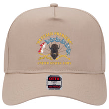 Load image into Gallery viewer, Baseball Cap - Buffalo Soldiers - Infantry - Cavalry Guidons w Buffalo Head - US Army X 300
