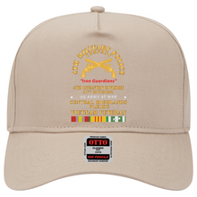 Load image into Gallery viewer, Baseball Cap - Army - 4th Military Police Co, - Iron Guardians - 4th Infantry Div - Vietnam Veteran w VN Service X 300
