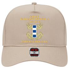 Load image into Gallery viewer, Baseball Cap - Navy - Chief Warrant Officer 4 - CW04 - Retired
