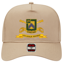 Load image into Gallery viewer, Baseball Cap - 16th Cavalry Regiment w Br - Ribbon
