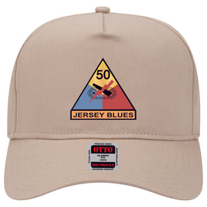 Baseball Cap - 50th Armored Division - Jersey Blues wo Txt X 300