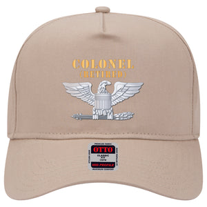 Baseball Cap - Colonel - Retired X 300 - Hat