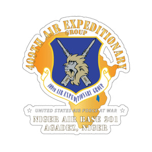 Kiss-Cut Stickers - 409th Air Expeditionary Group Niger Air Base 201, Agadez, Niger X 300