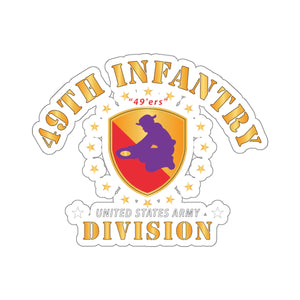 Kiss-Cut Stickers - 49th Infantry Division - 49ers X 300