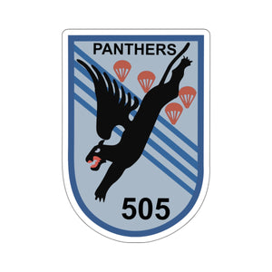 Kiss-Cut Stickers - 505th Parachute Infantry Regiment - SSI wo Txt X 300