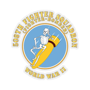 Kiss-Cut Stickers - 508th Fighter Squadron (Fighter Bomber), World War II X 300