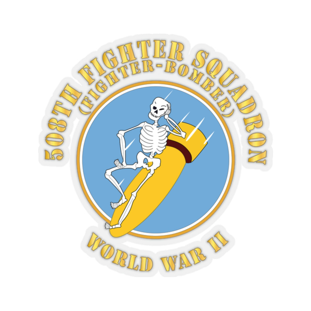 Kiss-Cut Stickers - 508th Fighter Squadron (Fighter Bomber), World War II X 300