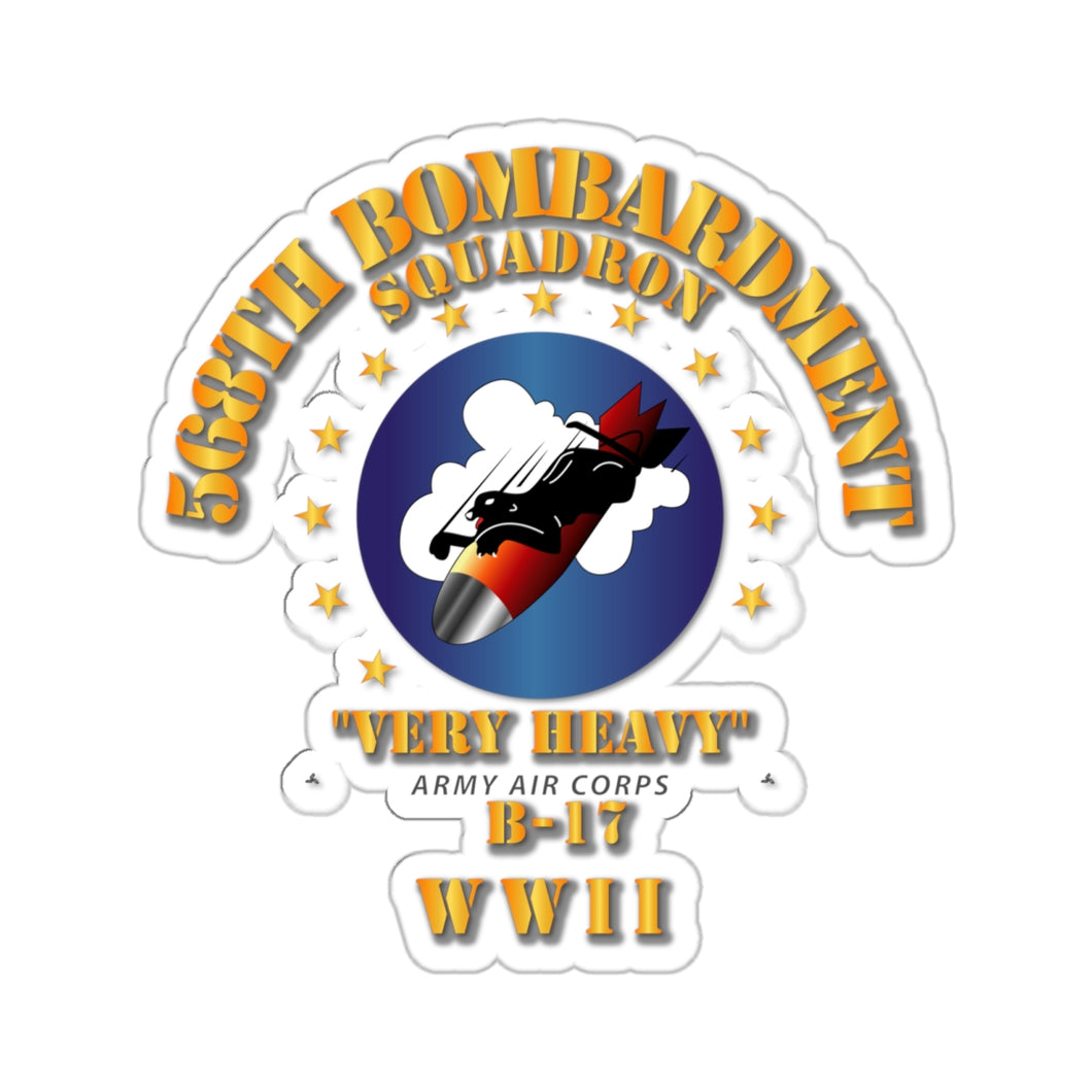 Kiss-Cut Stickers - 568th Bomb Squadron - WWII