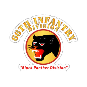 Kiss-Cut Stickers - 66th Infantry Div - Black Panther Div