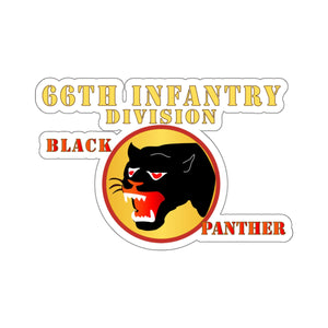 Kiss-Cut Stickers - 66th Infantry Div - Black Panther X 300 - Hat