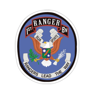 Kiss-Cut Stickers - 75th Ranger Regt. 1st Bn - Revised X 300