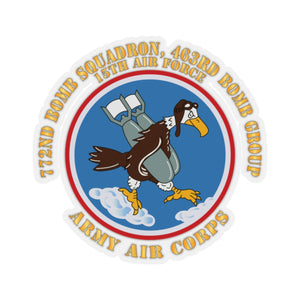 Kiss-Cut Stickers - 772nd Bomb Squadron, 463rd Bomb Group - 15th AF X 300