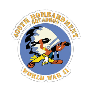 Kiss-Cut Stickers - AAC - 406th Bombardment Squadron - WWII X 300