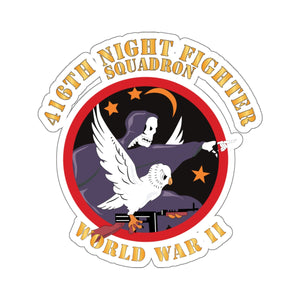 Kiss-Cut Stickers - AAC - 416th Night Fighter Squadron - WWII X 300