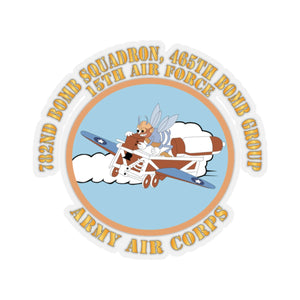 Kiss-Cut Stickers - AAC - 782nd Bomb Squadron, 465th Bomb Group - 15th AF X 300