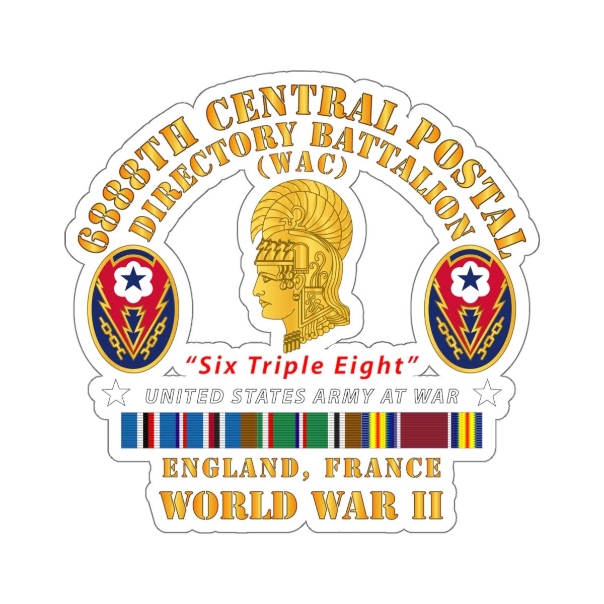 UKorgMONO盤　THE UNITED STATES OF AMERICA 6888th Central Postal Directory Battalion (U.S. National Park Service)