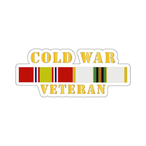 Kiss-Cut Stickers - Army - Cold War Veteran w COLD SVC