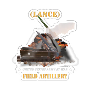 Kiss-Cut Stickers - Army - Field Artillery - Multiple LANCE Firing