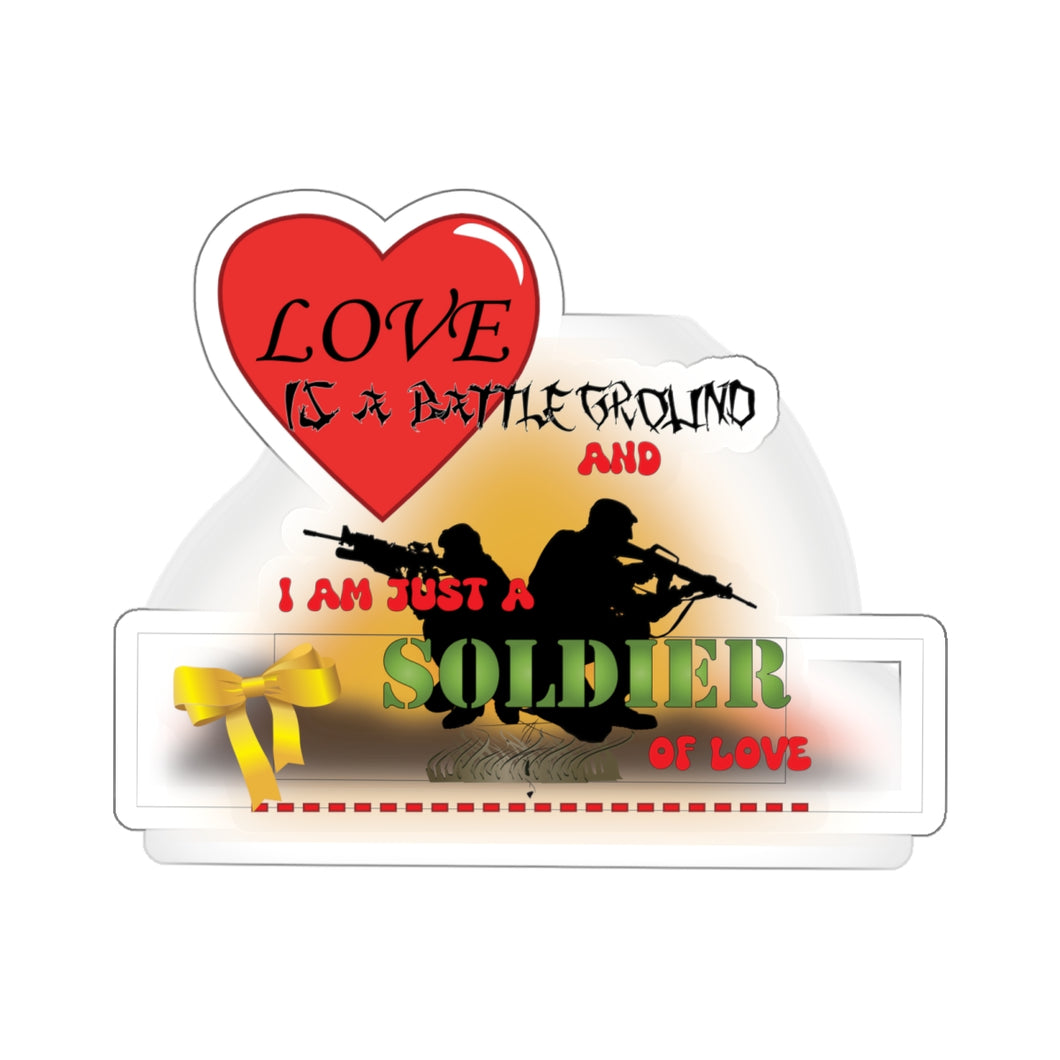 Kiss-Cut Stickers - Army - Fire - Soldier of Love X 300