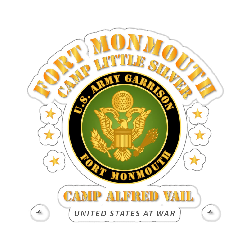 Kiss-Cut Stickers - Army - Fort Monmouth