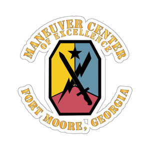 Kiss-Cut Stickers - Army - Maneuver Center of Excellencel - Ft Moore, GA SSI X 300