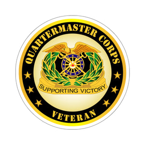 Kiss-Cut Stickers - Army - Quartermaster Corps Veteran