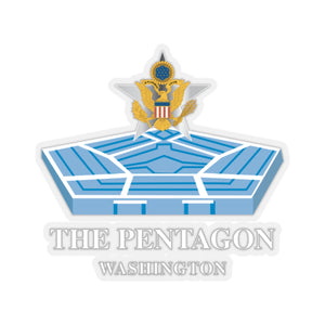 Kiss-Cut Stickers - Army - The Pentagon w Bldg and GS Branch Txt X 300