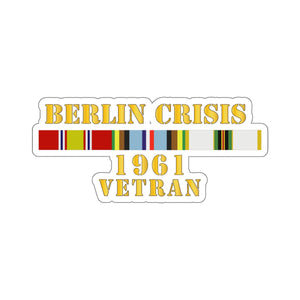 Kiss-Cut Stickers - Berlin Crisis 1961 Veteran w EXP - COLD SVC