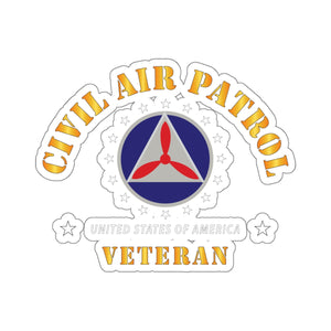 Kiss-Cut Stickers - CAP - Civil Air Patrol - Veteran X 300