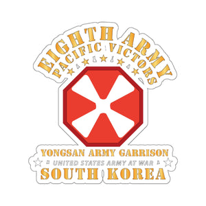 Kiss-Cut Stickers - Eighth Army - Youngsan Korea X 300