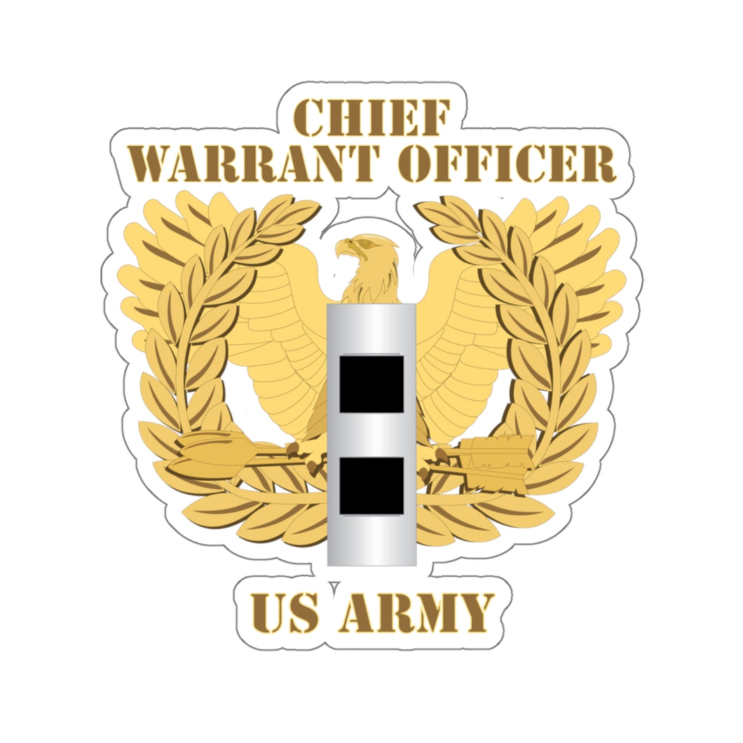 Kiss-Cut Stickers - Emblem - Warrant Officer - CW2 X 300