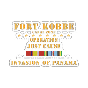 Kiss-Cut Stickers - Just Cause - Fort Kobbe - CZ w Svc Ribbons