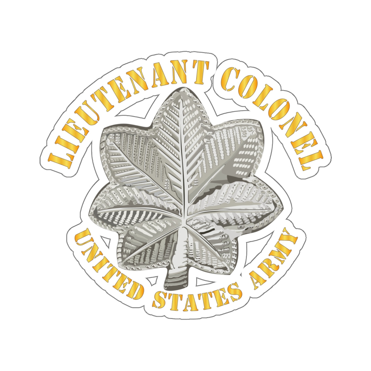 Kiss-Cut Stickers - Lieutenant Colonel - LTC - V1 – MIP Brand Store