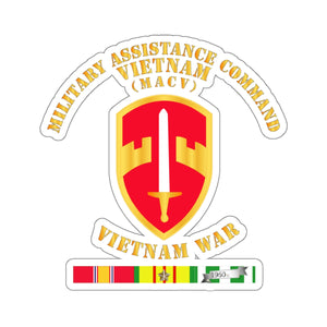 Kiss-Cut Stickers - Military Assistance Cmd Vietnam - MACV - Vietnam War w SVC