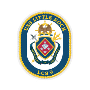 Kiss-Cut Stickers - Navy - USS - Little Rock (LCS-9) wo Txt X 300