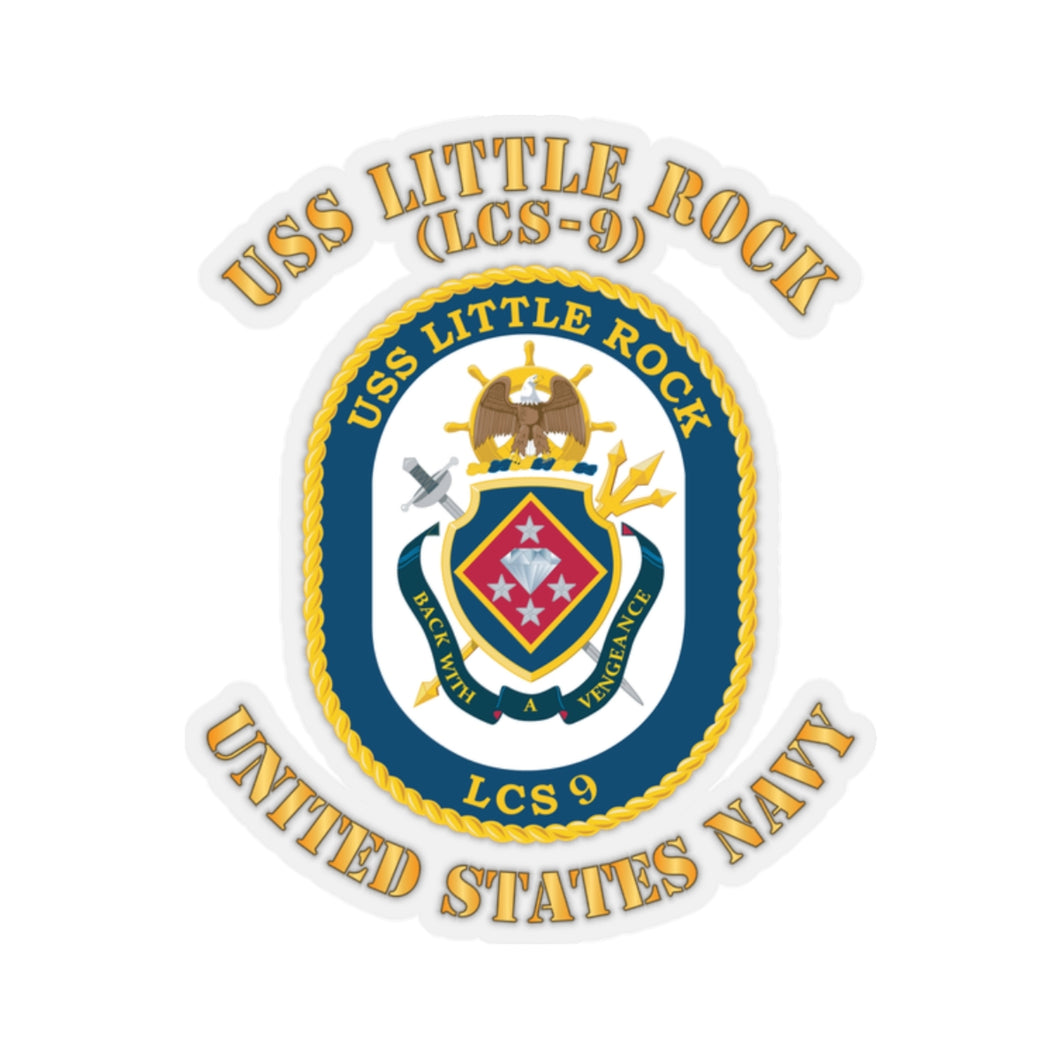 Kiss-Cut Stickers - Navy - USS Little Rock (LCS-9) X 300